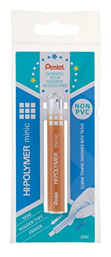 Pentel Minic ZE82 Radiergummi-Stift, kompaktes Format, 1 Stück, Korpus orange Pentel Minic ZE82 Radiergummi-Stift, kompaktes Format, 1 Stück, Korpus orange von Pentel