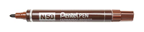 Pentel N50-E Lumocolor Permanent-Marker 352, Braun, 1 Stück von Pentel