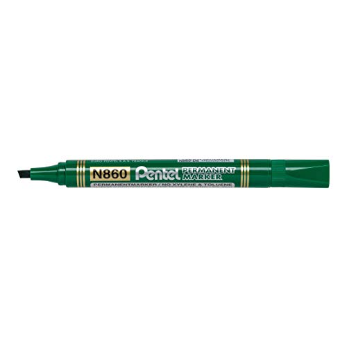 Pentel N860 Permanent Marker, grün, 12 Stück von Pentel
