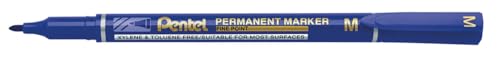 Pentel NM470 feiner Permanentmarker, 1,0 mm Strichstärke, blaue Tinte (ein Stift) von Pentel