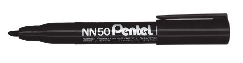 Pentel NN50-AO Permanent-Marker Marking Onyx 1891, Keilspitze Schwarz Pentel NN50-AO Permanent-Marker Marking Onyx 1891, Keilspitze Schwarz von Pentel