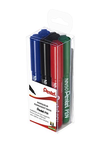 Pentel NN50 Tasche mit 6 Marker sortiert 2 schwarze/2 blau/rot/grün Pentel NN50 Tasche mit 6 Marker sortiert 2 schwarze/2 blau/rot/grün von Pentel