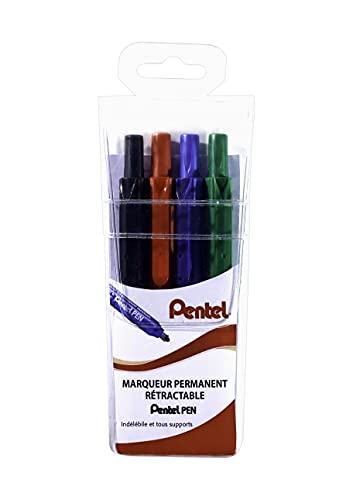 Pentel NXS15 Samt-4 Marker sortiert schwarz/blau/rot/grün Pentel NXS15 Samt-4 Marker sortiert schwarz/blau/rot/grün von Pentel