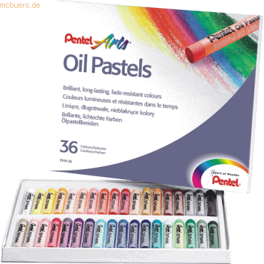 Pentel Ölpastellkreide VE= 36 Farben von Pentel