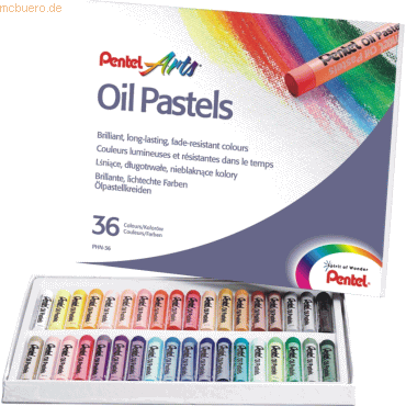 Pentel Ölpastellkreide VE= 36 Farben Pentel Ölpastellkreide VE= 36 Farben von Pentel