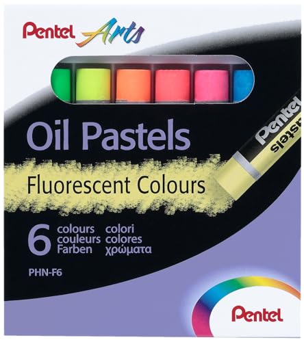 Pentel PHN-F6 Fluoreszierende Ölkreiden, 6er Set, farblich sotiert, VE=12 Sets Pentel PHN-F6 Fluoreszierende Ölkreiden, 6er Set, farblich sotiert, VE=12 Sets von Pentel