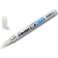 Pentel Paintmarker X100W-PRO1EU Industriemarker weiß 1,0 mm, 1 St. von Pentel