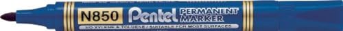 Pentel Permanent Marker Bullet Point 12er-Pack blau von Pentel