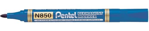 Pentel Permanent Marker Bullet Point 12er-Pack blau von Pentel