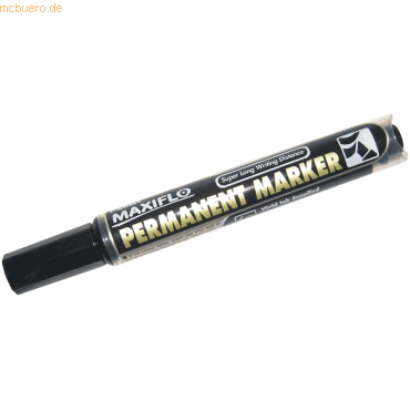 Pentel Permanentmarker Maxiflo 1-3,5mm Keilspitze schwarz von Pentel
