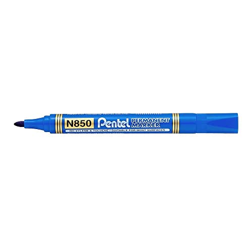 Pentel Permanentmarker N850, konische Spitze, Blau, 12 Stück Pentel Permanentmarker N850, konische Spitze, Blau, 12 Stück von Pentel