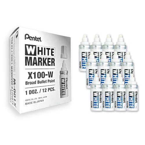 Pentel Permanentmarker ventilgesteuert Rundspitze B 6 mm 12 Stück weiß Pentel Permanentmarker ventilgesteuert Rundspitze B 6 mm 12 Stück weiß von Pentel