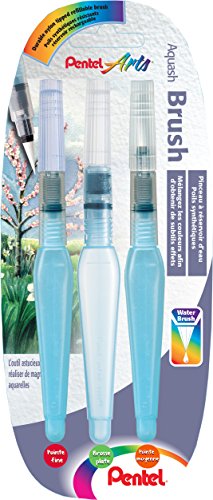Pentel Pinsel Mit Wasserreservoir - Spitze, Feine, Mittlere Und Flache Ausführung Pentel Pinsel Mit Wasserreservoir - Spitze, Feine, Mittlere Und Flache Ausführung von Pentel