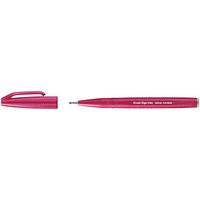 Pentel SES15C-B2X Brush-Pen rot, 1 St. von Pentel
