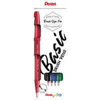 Pentel SES15C Brush-Pen farbsortiert, 4 St. Pentel SES15C Brush-Pen farbsortiert, 4 St. von Pentel