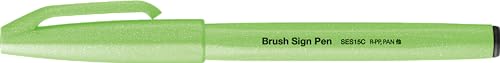 Pentel SES15C-FKX Brush Sign Pen neon-grün, Faserschreiber, pinselähnliche Spitze, 1 Stück Pentel SES15C-FKX Brush Sign Pen neon-grün, Faserschreiber, pinselähnliche Spitze, 1 Stück von Pentel