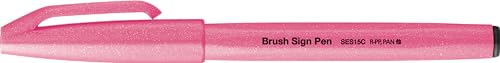 Pentel SES15C-FPX Brush Sign Pen neon-pink, Faserschreiber, pinselähnliche Spitze, 1 Stück Pentel SES15C-FPX Brush Sign Pen neon-pink, Faserschreiber, pinselähnliche Spitze, 1 Stück von Pentel