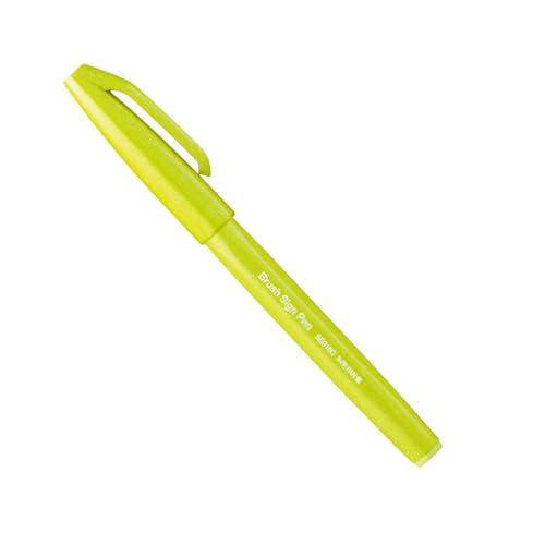 Pentel SES15C-KX Brush Sign Pen hellgrün, Faserschreiber, pinselähnliche Spitze, 1 Stück Pentel SES15C-KX Brush Sign Pen hellgrün, Faserschreiber, pinselähnliche Spitze, 1 Stück von Pentel