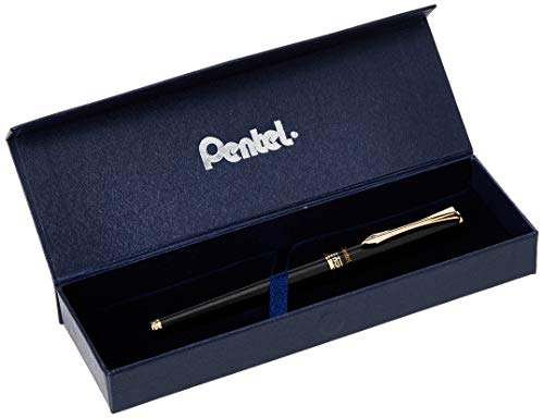 Pentel Sterling Füllfederhalter Obsidian Fass mit Geschenkbox, Schwarz Pentel Sterling Füllfederhalter Obsidian Fass mit Geschenkbox, Schwarz von Pentel