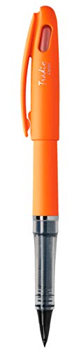 Pentel TRJ98S-A Füllfederhalter, mittlere Spitze Lot de 12 Orange von Pentel