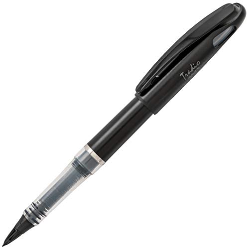 Pentel Tradio Füllfederhalter, Schreibfarbe Schwarz, Schwarz, 12 Stück Pentel Tradio Füllfederhalter, Schreibfarbe Schwarz, Schwarz, 12 Stück von Pentel