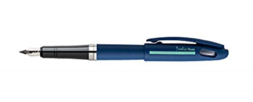 Pentel Tradio TRF99A-C Füllfederhalter Sport Chic, Schaft schwarz matt, Tinte blau nachfüllbar nachtblau Pentel Tradio TRF99A-C Füllfederhalter Sport Chic, Schaft schwarz matt, Tinte blau nachfüllbar nachtblau von Pentel