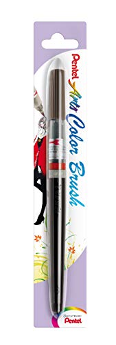 Pentel XGFL-137X - Colour Brush, Einzigartiger Pinselstift gefüllt mit Aquarelltinte, Grau, 1 Stück von Pentel