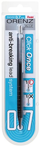 Pentel XPP507-AX 0,7mm Strichstärke, 100% bruchsicher auf Blisterkarte schwarz von Pentel