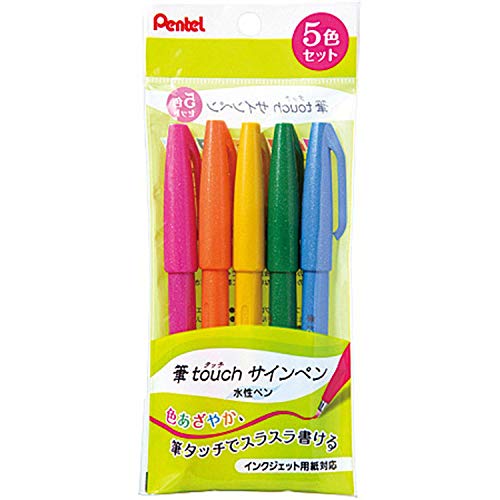 Pentel XSES15C-5 Kugelschreiber mit Filzschreiber-Spitze 5 Farben Pentel XSES15C-5 Kugelschreiber mit Filzschreiber-Spitze 5 Farben von Pentel