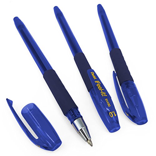 Pentel – feel-it. – 1,0 mm Ergonomische Kugelschreiber Stick – bx490–6 Stück – blau Pentel – feel-it. – 1,0 mm Ergonomische Kugelschreiber Stick – bx490–6 Stück – blau von Pentel