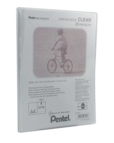 Pentel Sichtbuch klar, A4, 20 Hüllen, transparent, 1 Sichtbuch, DCF242T Pentel Sichtbuch klar, A4, 20 Hüllen, transparent, 1 Sichtbuch, DCF242T von Pentel