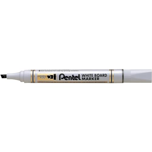 Pentel mw86-a Marker für Whiteboard Keilspitze Durchschnitt Tinte Lot de 12 schwarz von Pentel