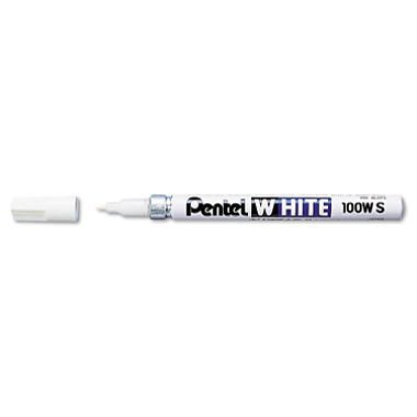 Permanent Marker, Fine Point, weiß, verkauft als 6 Stück von Pentel