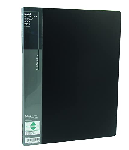 Recycology dcf442ai Doppelseiten Wing mit 20 Taschen, schwarz Recycology dcf442ai Doppelseiten Wing mit 20 Taschen, schwarz von Pentel