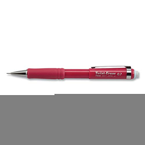 twist-erase III Druckbleistift, 0,7 mm, Burgund Barrel von Pentel