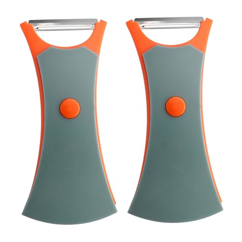 2-in-1 Multifunktional Peeler, 2pcs Dual scharfe Edelstahlblätter mit Julienne-Funktion und PP-Griff, arbeitssparende Küchenwerkzeuge für Zuhause 2-in-1 Multifunktional Peeler, 2pcs Dual scharfe Edelstahlblätter mit Julienne-Funktion und PP-Griff, arbeitssparende Küchenwerkzeuge für Zuhause von Peosaard