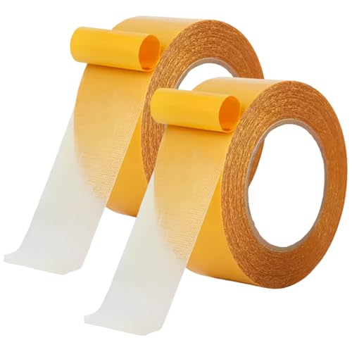 Doppelseitiges Klebeband, 2 Rollen Super klebriges Widerstand klares Klebeband, 393, 7 Zoll langes Nicht-Schlupf-Richtlinie für Wände, Glas von Peosaard