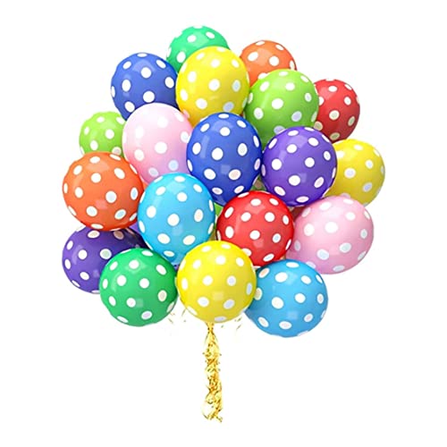 Osterpolka Punktballon 12 -Zoll -Verschiedener Farb -Latex -Luftballons Ostern Party Dekoration 50pcs, Punkte Luftballons von Peosaard