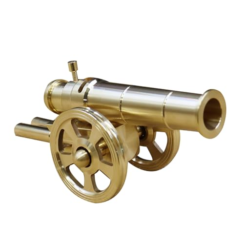 Peosaard Mini -Kanone, Simulation gelbe kleine Kanonen, die schießen, Wiederverwendbare Kanonenmessing für Regal Hauswarming Geschenke Wohnzimmertisch Dekoration/5, 5x2, 8 Zoll Peosaard Mini -Kanone, Simulation gelbe kleine Kanonen, die schießen, Wiederverwendbare Kanonenmessing für Regal Hauswarming Geschenke Wohnzimmertisch Dekoration/5, 5x2, 8 Zoll von Peosaard