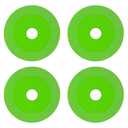 Unzerstörbare Scheibe für Mühle, 4pcs Gesteinsplatte Schleifscheibenscheibenklinge, 10 cm unzerstörbar zum glatten Schneiden, Schleifen, Schleifen aller Materialien von Peosaard