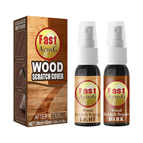 Kratzer Entferner, Parkett Kratzer Entfernen, Möbelpflege, Möbel Wachs Reparatur, Schnell Wirkendes Kratzer Reparatur-Spray Für Holztisch-Bett-Boden von Peosevi
