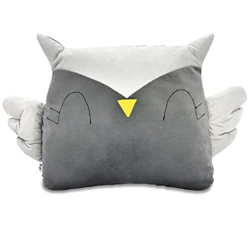 Pepi Eulen Kissen Kinder Kuschelkissen 42×35cm - Kuscheltier Eule Kuschelkissen Kinder Kissen Kinderzimmer - Eulen Deko Dark Grey Pepi Eulen Kissen Kinder Kuschelkissen 42×35cm - Kuscheltier Eule Kuschelkissen Kinder Kissen Kinderzimmer - Eulen Deko Dark Grey von Pepi MADE IN POLAND