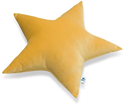 Pepi - Kuschelkissen Kinder - Handgenäht Kissen Kinderzimmer - Kinder Kissen Stern - Baby Kissen Deko - Sternkissen Gelb Pepi - Kuschelkissen Kinder - Handgenäht Kissen Kinderzimmer - Kinder Kissen Stern - Baby Kissen Deko - Sternkissen Gelb von Pepi MADE IN POLAND