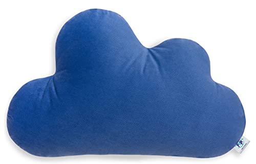 Pepi - Kuschelkissen Kinder - Wolkenkissen - Handgenäht Kissen Kinderzimmer - Baby Kissen Wolke Deko - Kinderkissen Dark Blue Pepi - Kuschelkissen Kinder - Wolkenkissen - Handgenäht Kissen Kinderzimmer - Baby Kissen Wolke Deko - Kinderkissen Dark Blue von Pepi MADE IN POLAND