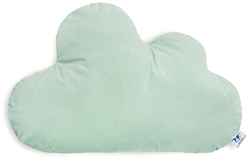 Pepi - Kuschelkissen Kinder - Wolkenkissen - Handgenäht Kissen Kinderzimmer - Baby Kissen Wolke Deko - Kinderkissen Light Green Pepi - Kuschelkissen Kinder - Wolkenkissen - Handgenäht Kissen Kinderzimmer - Baby Kissen Wolke Deko - Kinderkissen Light Green von Pepi MADE IN POLAND