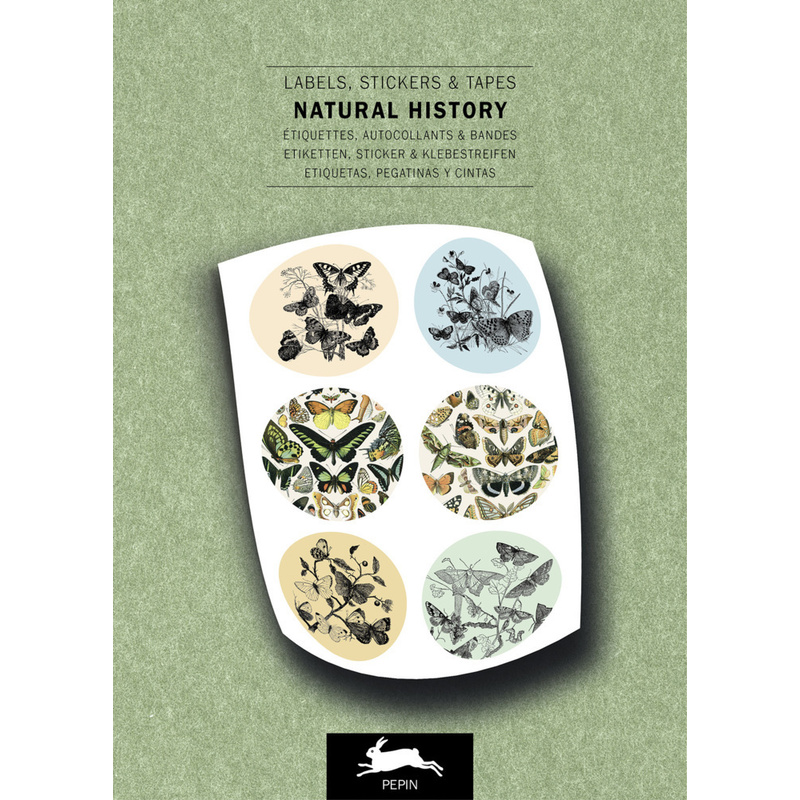 Natural History - Labels, Stickers & Tapes - Pepin van Roojen, Kartoniert (TB) von Pepin Press