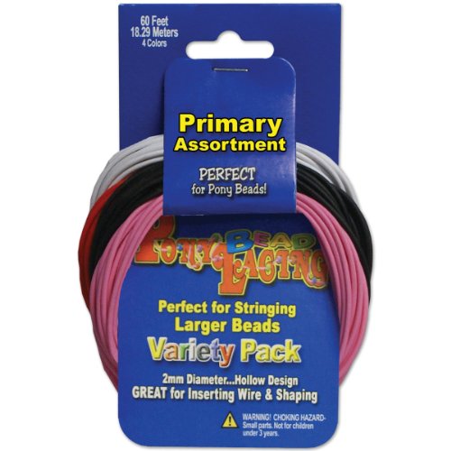 Pepperbell Spitze Pony Bead Schnürung Variety Pack 60 '– Primäre Kamera Farben Pepperbell Spitze Pony Bead Schnürung Variety Pack 60 '– Primäre Kamera Farben von Pepperell Crafts