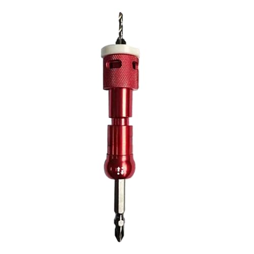 Countersink Drillbit, 1/8 in X 1/4 Zoll (3,2 * 8 mm) Aluminiumlegierung Hex Shank Countersink Drill Bit Kit, Einstellbares Holzloch -Countersink -Bohrbit für Holzbearbeitung, von PerGar