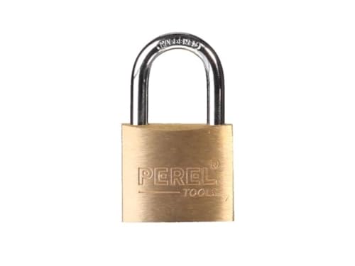 PEREL - SLK30 Vorhängeschloss, 26 mm Länge x 30 mm Breite x 10,5 mm Höhe 145886 von Perel