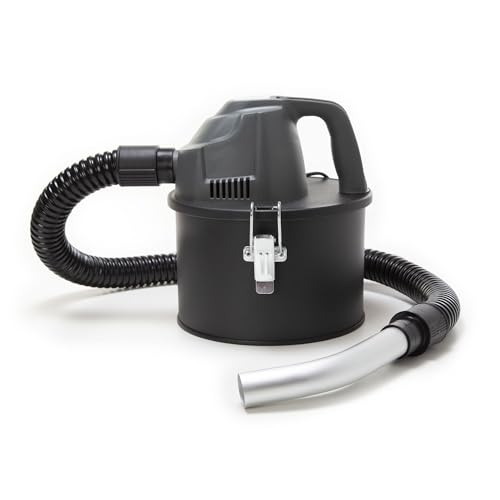 Perel Mini-Aschesauger, Aschensauger, Kamin Sauger, heiße Asche Staubsauger, Aschesauger für Kaminofen, Kaminsauger, Ofensauger, HEPA-Filter, mit flexiblem Schlauch 0.3 m, 600 W, 4 l von Perel